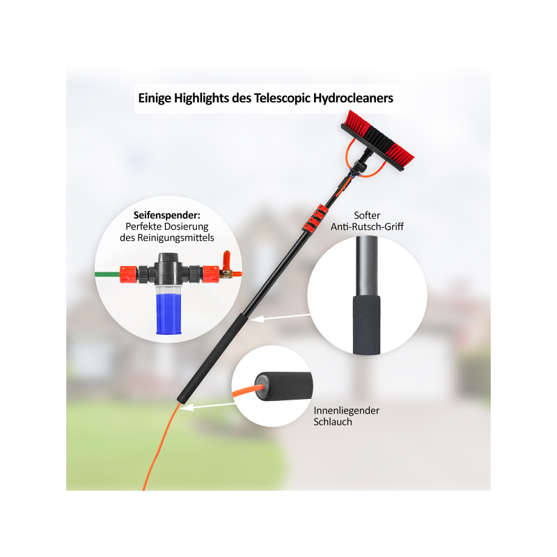 Starlyf Telescopic Hydrocleaner Reinigungsb Rste Set Tlg M