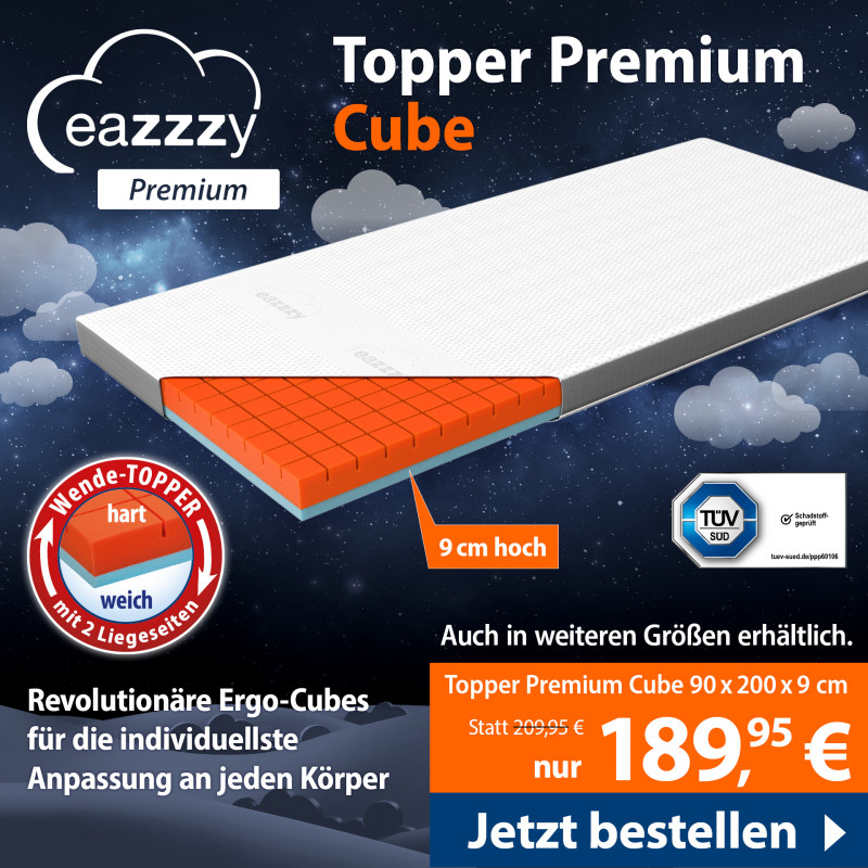 eazzzy Topper Premium Cube