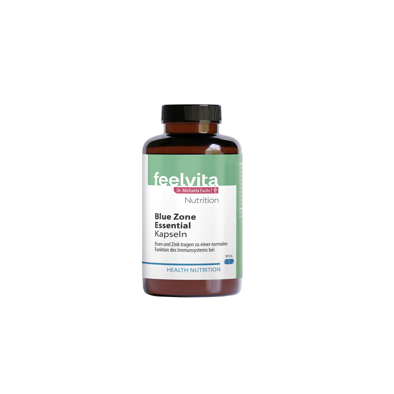 Feelvita Nutrition Blue Zone Essential Kapseln | 3-Monatsvorrat (90 Kapseln)