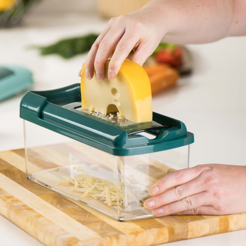 Nicer Dicer Fusion Auffangbehälter 2 5 Liter Nicer Dicer Fusion Julietti mit integriertem Spiralschneider