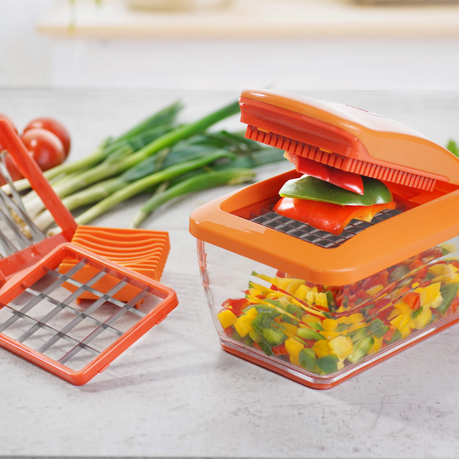 Nicer Dicer Chef Messereinsatz Kleine Würfel Nicer Dicer Chef S | Genius | Gemüseschneider