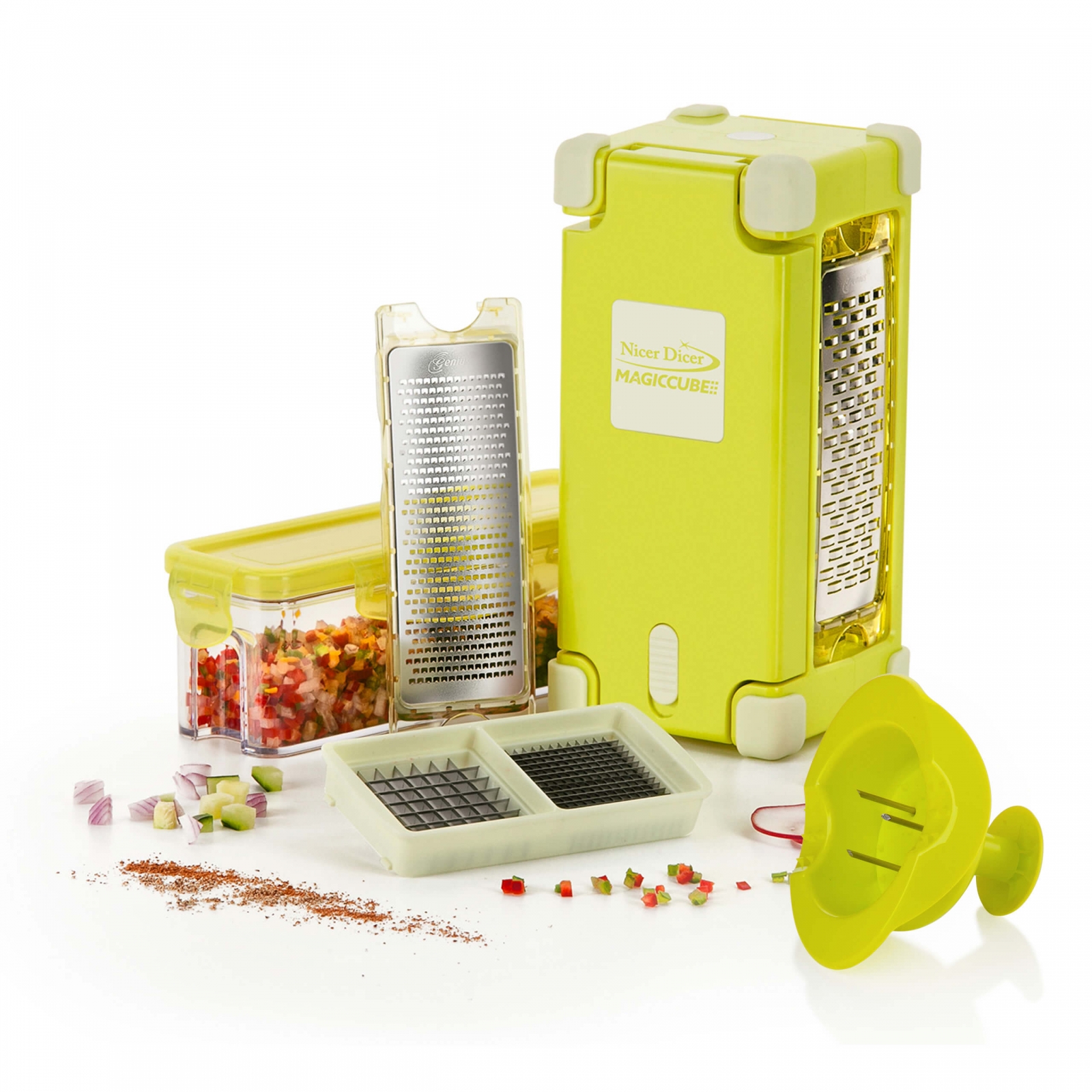 Nicer Dicer Magic Cube Gourmet, Set 9tlg. | B-Ware | B-Ware | Genius Outlet