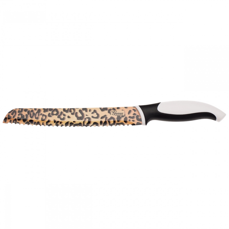Profi-Brot-Messer mit Leopard-Druck