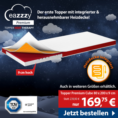 eazzzy Topper Premium Heat Therapy