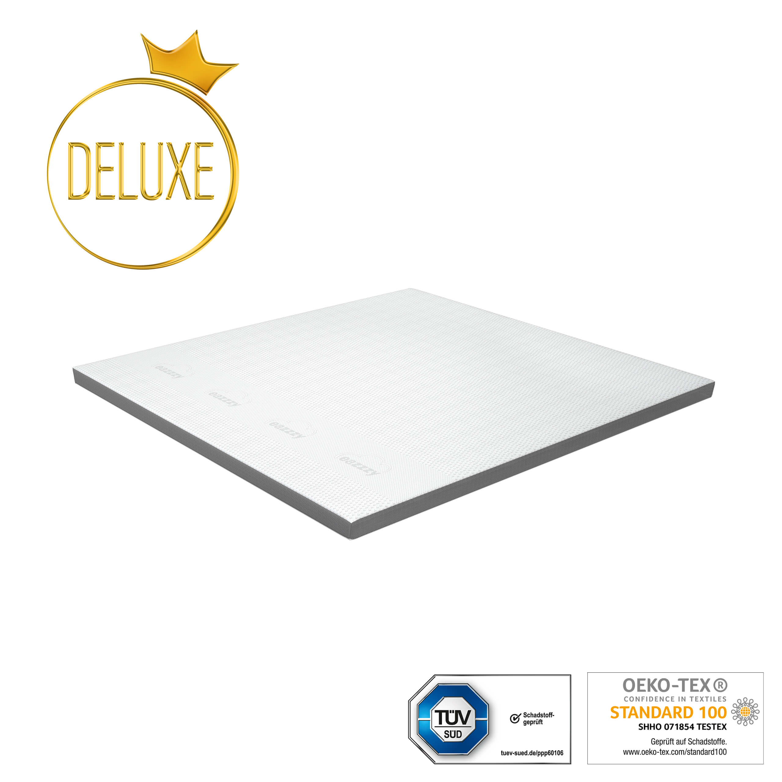 eazzzy | Matratzentopper Deluxe 200 x 200 x 9 cm