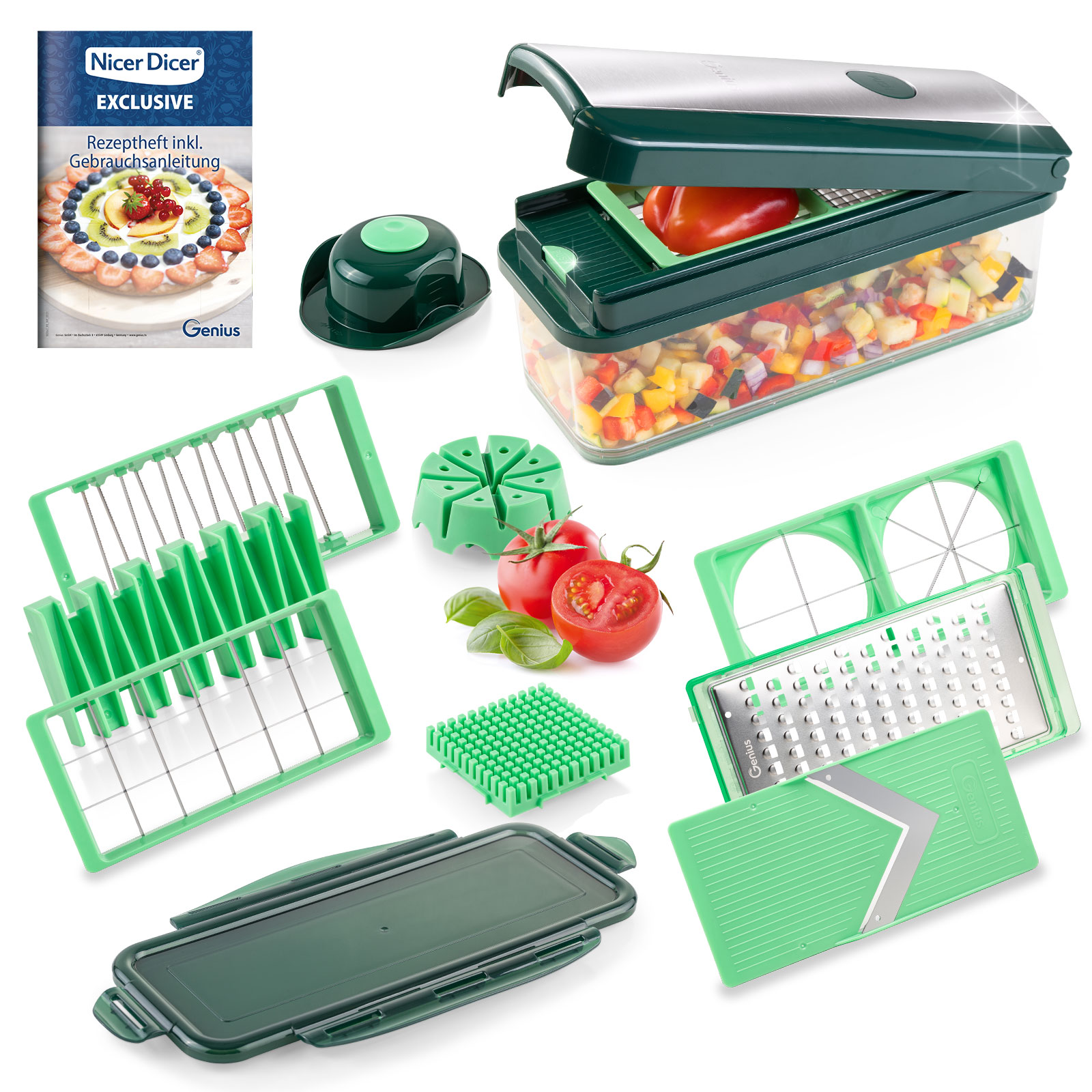 Nicer Dicer Exclusive | Set 15-tlg.