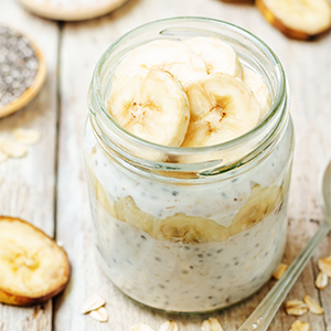 Chia-Pudding-mit-Banane