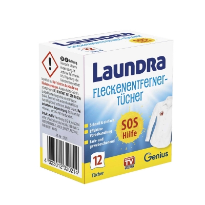 Laundra | Fleckenentferner-Tücher | Set 12-tlg.
