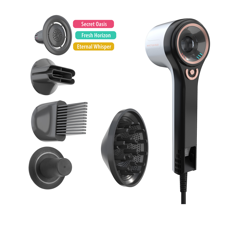 INVICTUS HAIR D7 Haartrockner | Deluxe-Set 8-tlg.