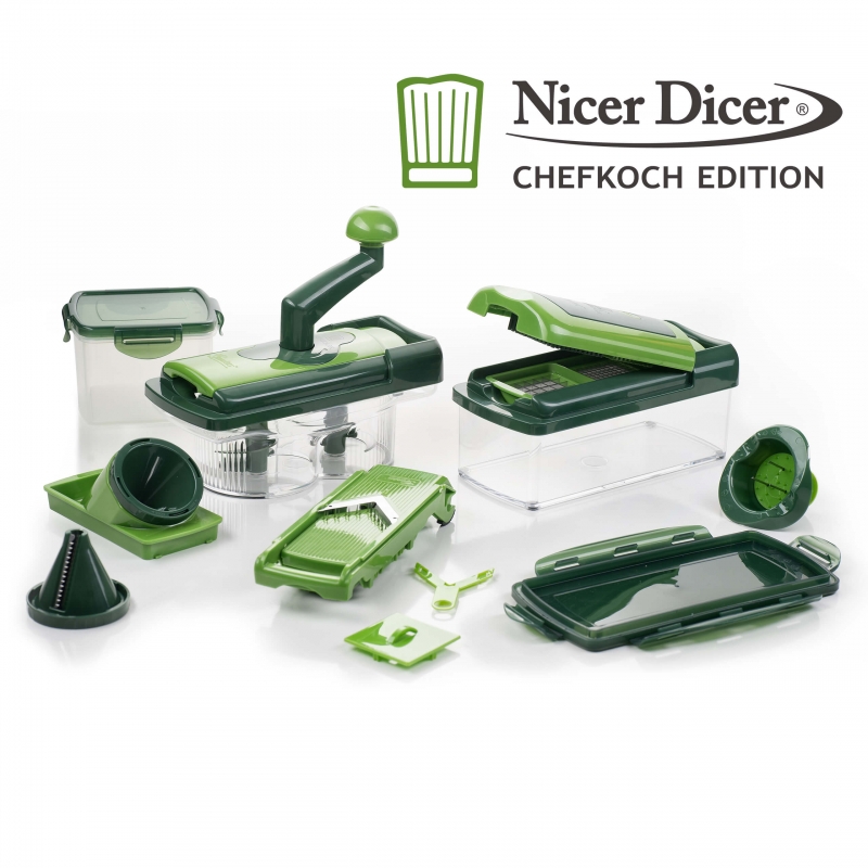 Nicer Dicer Chefkoch Edition | Set 20-tlg. B-Ware