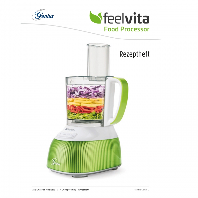 Feelvita Food Processor Rezeptheft (eBook)