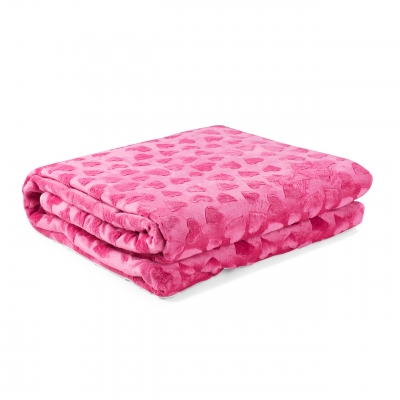 eazzzy | Kuscheldecke|Bettbezug für Kinder 100 x 135 cm Pink