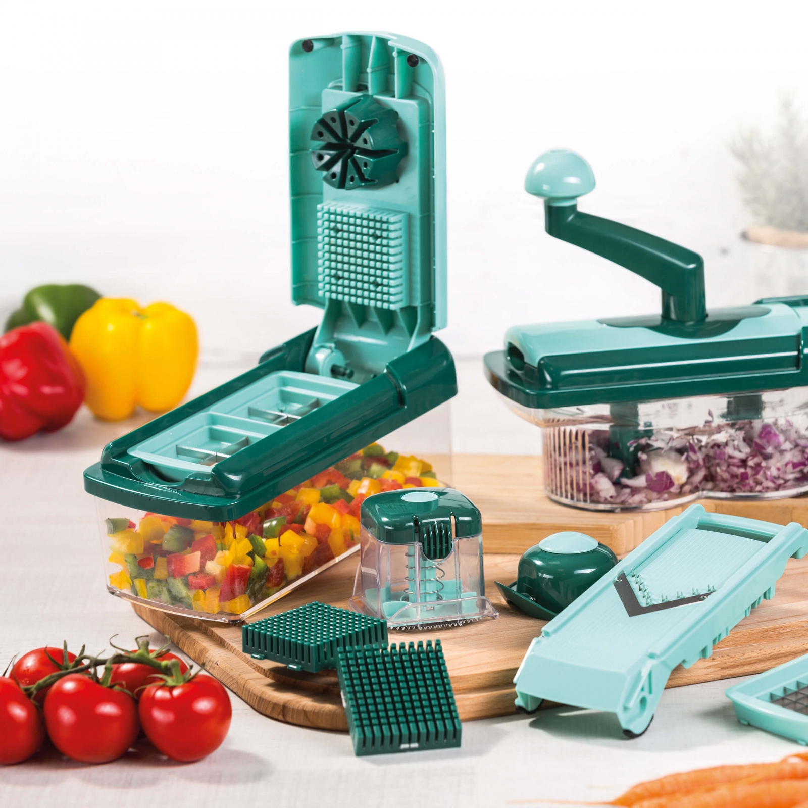 Gemüseschneider | Nicer Dicer Fusion Smart Set 16tlg. | Genius