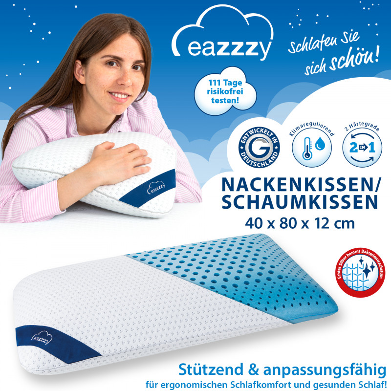 eazzzy Nackenkissen/Schaumkissen