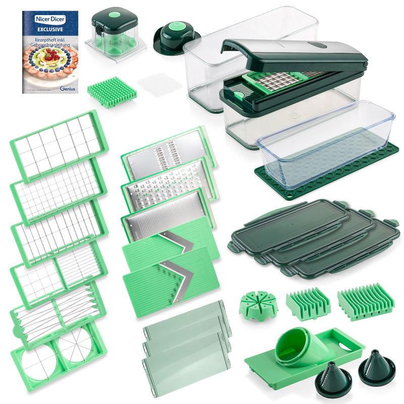 Nicer Dicer Exclusive | Deluxe-Set 29-tlg.